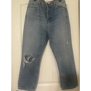 Hidden Jeans Womens Size 30 Distressed Blue Denim Ankle Skinny Mid Rise